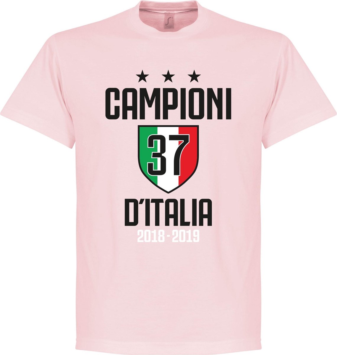 Campioni D'Italia 37 T-Shirt - Roze - L