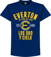 Everton de Chile Established T-Shirt - Blauw - M