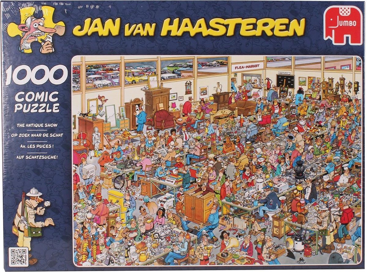 Verbonden Resistent laat staan Jan van Haasteren Op Zoek Naar De Schat puzzel - 1000 stukjes | bol.com