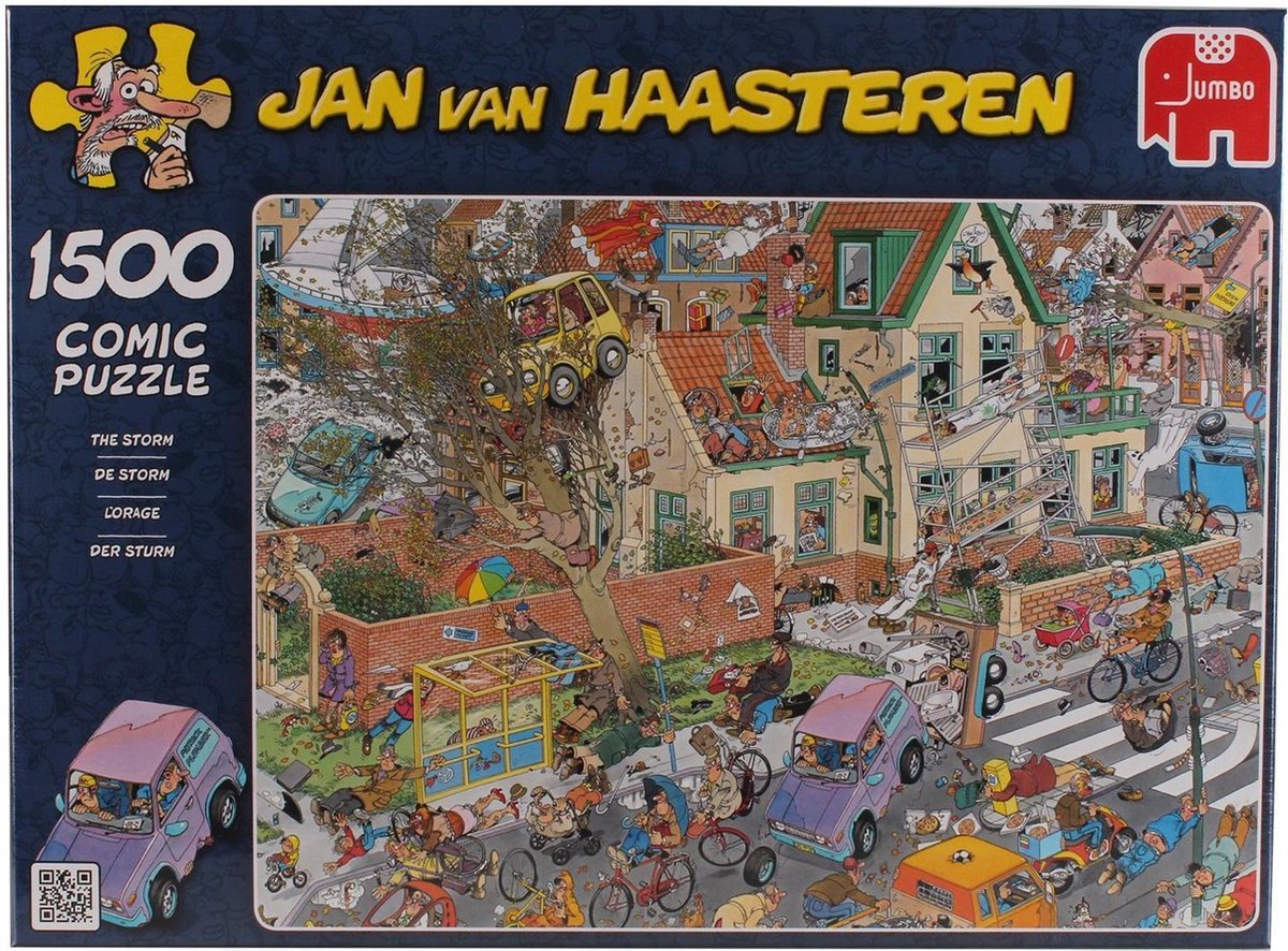 Silicium Koor Bij Jan van Haasteren De Storm puzzel - 1500 stukjes | bol.com