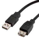 ROLINE USB 2.0 Kabel, Type A-A, M/F 3,0m