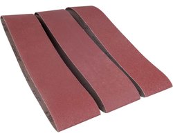 FERM - BGA1058 - Schuurbanden - Lengte - 915mm - Breedte - 100mm - Set - 1x - P60 - 1x - P100 - 1x - P150 - Universeel - Voor - Stationaire - bandschuurmachine - Zeer geschikt voor - BGM1022 - BGM1003 - BGM1001 - werkbankschuurmachine