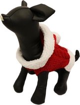 Kerst Trui Hond - Dierenkleding - Rood/Wit - M