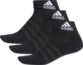 adidas - Cushioned Ankle Sock 3P - Zwarte Sokken-37 - 39