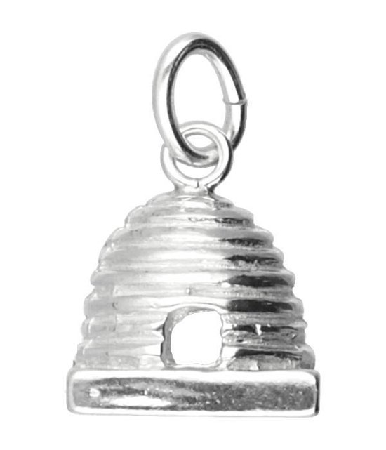 Zilveren Bijenkorf ketting hanger | bol.com