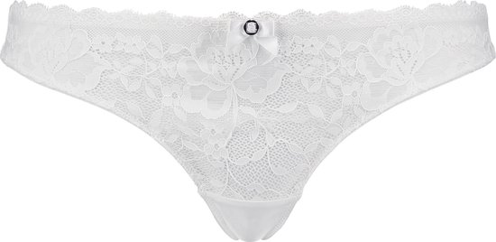 Hunkemöller String Onderbroek Maya - wit - Maat S