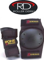 Roller Derby Duo Pack Bescherming: Pols, Knie - Maat L
