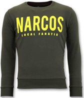 Exclusieve Sweater Mannen - Narcos Trui - Groen