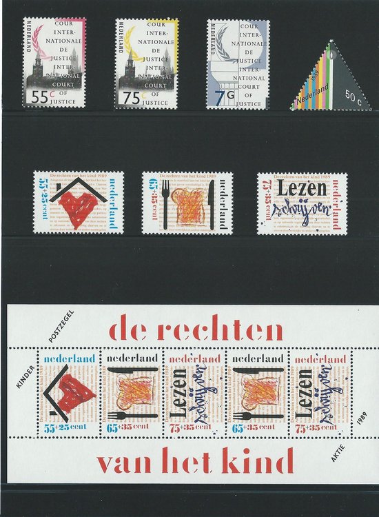 Thumbnail van een extra afbeelding van het spel Nederland Jaarcollectie Postzegels 1989