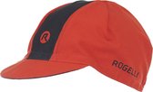 Rogelli Retro Cap Fietspet - Unisex - Rood, Zwart - Maat One Size