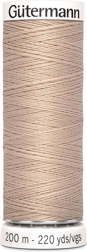 Gütermann naaigaren op spoel, kleur 121 beige, 200 meter.
