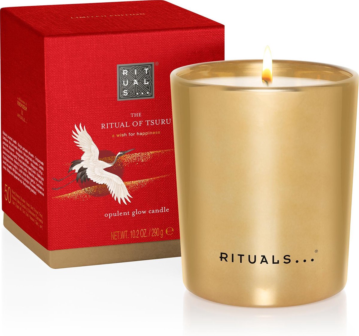 Daarbij dauw Uitgaan van RITUALS The Ritual of Tsuru Candle, geurkaars 290 g | bol.com
