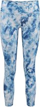 Seafolly Caribbean Ink 7/8 Legging Blue Indigo - Blauw wit gevlekt legging - Maat S