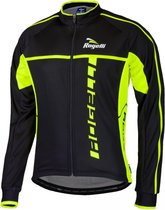 Rogelli Wielershirt LM Umbria2.0 Zwart/Fluor XL