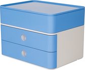 Smart-box plus Han Allison - 2 lades en box, hemels blauw