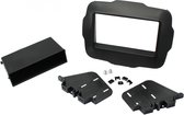 2-DIN frame met bakje Jeep Renegade 2015- Zwart