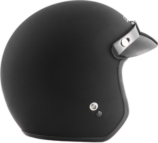 Retro Duitse leren helm, halve helm, open motorhelmen, vintage helmen voor mannen, ECE-DOT goedgekeurd, motorhelm met bril, voor dames en heren volwassenen