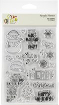 Simple Stories: Say Cheese Christmas Photopolymer Clear Stamps  (SCC11517)