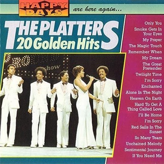 The Platters 20 golden Hits, The Platters CD (album) Muziek