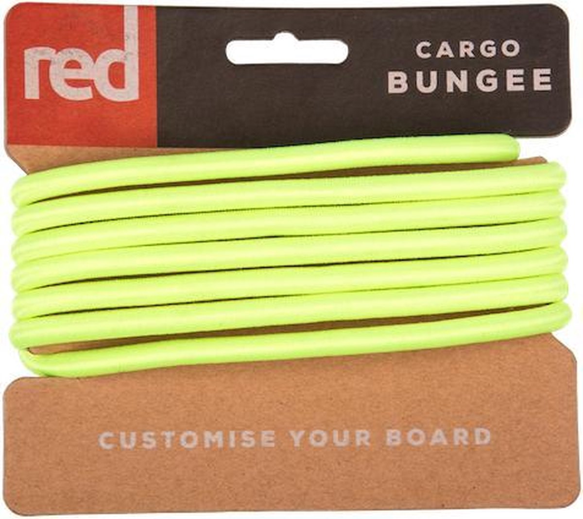 Red Original - Bungee koord - Neon Geel - 1.95 m - Stand up paddling - Elastiek - Supboard - Accessoire - Suppen - Watersport