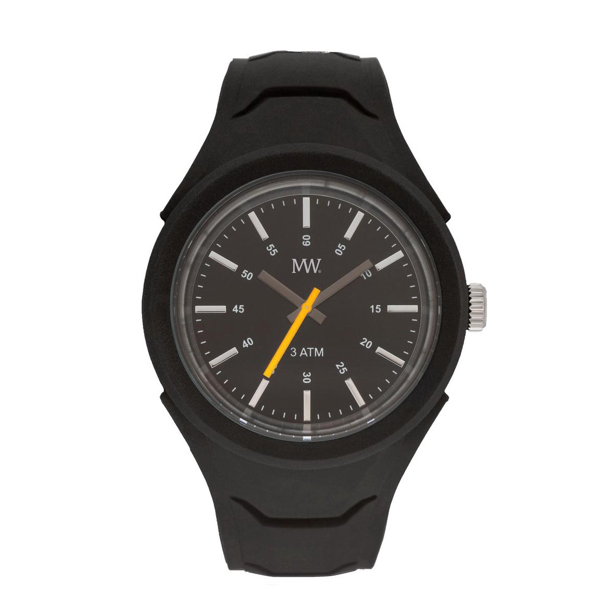 MW Time Horloge Silicone Black