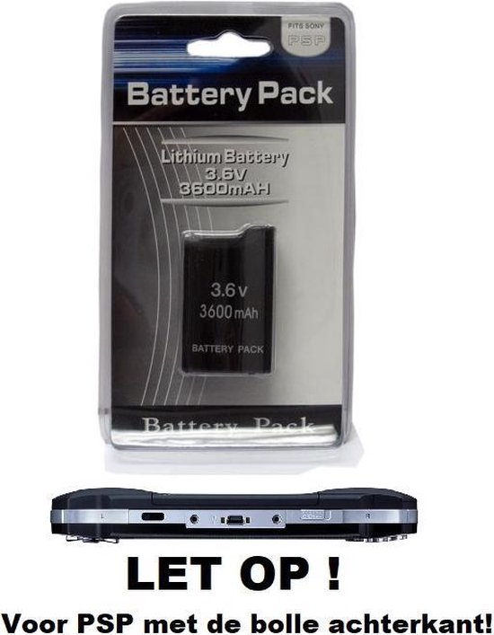 Batterij accu voor PSP 1000 serie 3600mAh | bol.com