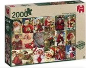 Vintage Pères Noël - Puzzle - Jumbo - 2000 pièces