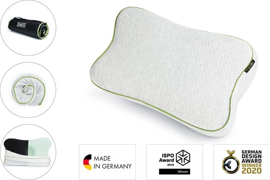 BLACKROLL® Recovery pillow HoofdKussen - Handig mee te nemen in bijgeleverde tas