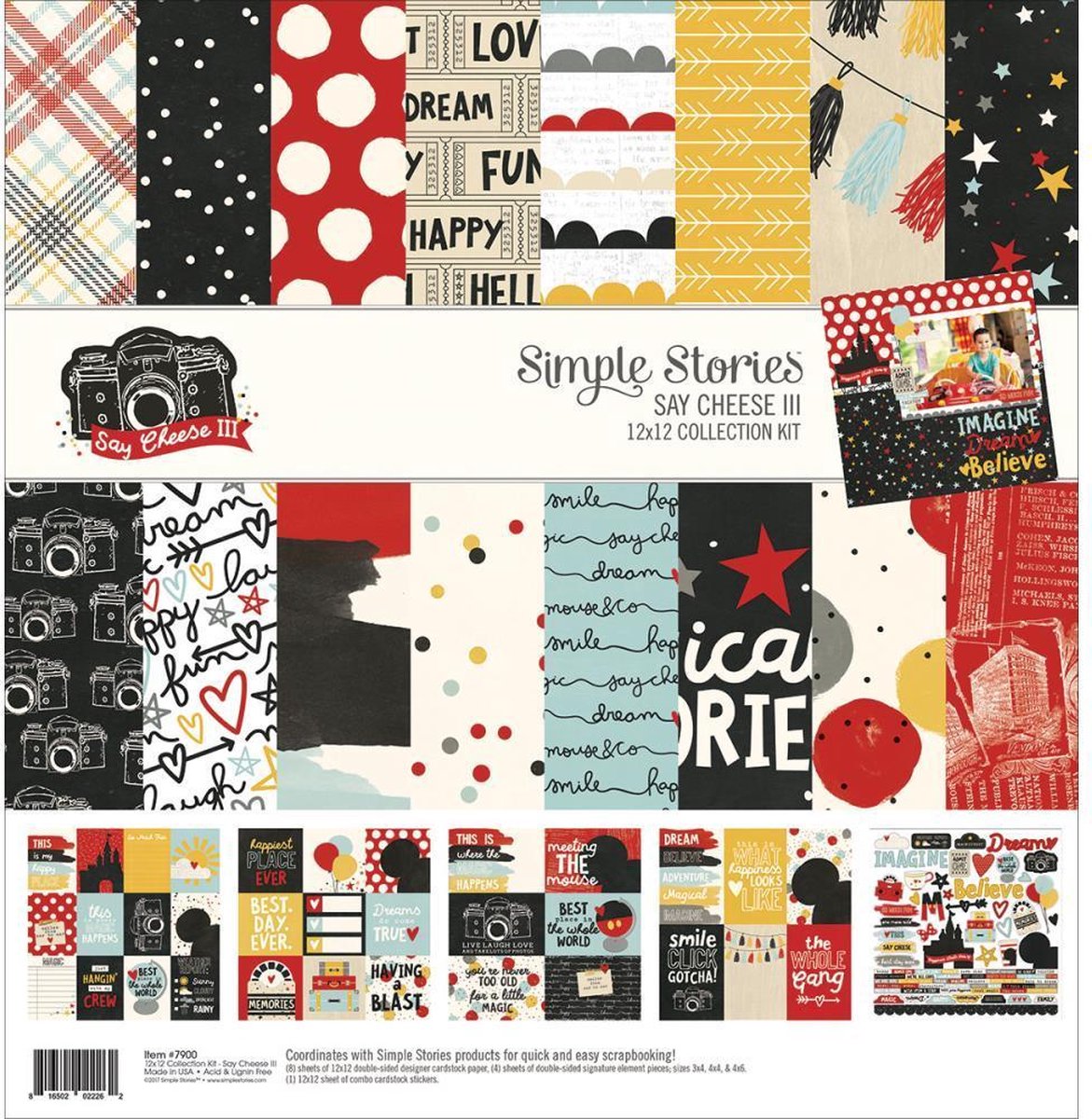 Simple Stories: Say Cheese III collection Kit 12