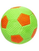 Neon voetbal groen/oranje | fluor | fluor voetbal | jongens | meisjes | 22cm