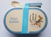 Lunchbox met bestekje van bamboe