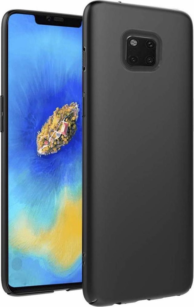 Huawei Mate 20 Pro Zwart TPU Silicone Hoesje