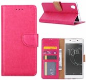 Sony Xperia XA1 Plus Portemonnee hoesje / book case Pink