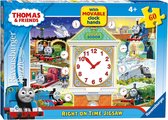 Thomas de Trein legpuzzel - puzzel met klok en echte wijzers Thomas de Trein legpuzzel - puzzel met klok en echte wijzers