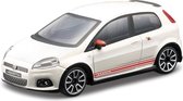 Bburago FIAT ABARTH GRANDE PUNTO 2014 wit schaalmodel 1:43