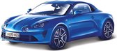 Bburago Alpine A110 CUP 2018 blauw schaalmodel 1:43