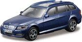 Bburago BMW 3 SERIE TOURING 2010 blauw metalic schaalmodel 1:43