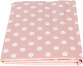PVC Tafelkleed | 137*180 cm | Roze | Kunststof | Rechthoekig | Bolletjes | Clayre & Eef | PVC0007
