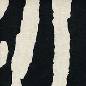 Acrisol Fiji   1032 zwart wit zebra stof per meter buitenstoffen, tuinkussens, palletkussens