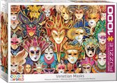 Eurographics puzzel Venetian Masks - 1000 stukjes