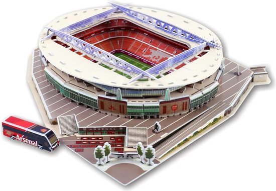 Puzzle 3D de stades de football célèbres: EMIRATES STADIUM Arsenal Football  Club | bol.com