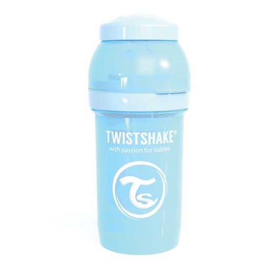 Drinkflesje Antikoliek 180 ml - Pastelblauw - Twistshake — afbeelding 3