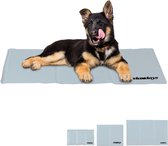 Relaxdays koelmat hond - katten & honden - verkoelende hondenmat - koeldeken - met gel - 50 x 90 cm