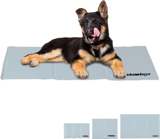 Relaxdays koelmat hond - katten & honden - verkoelende hondenmat - koeldeken  - met gel... | bol.com