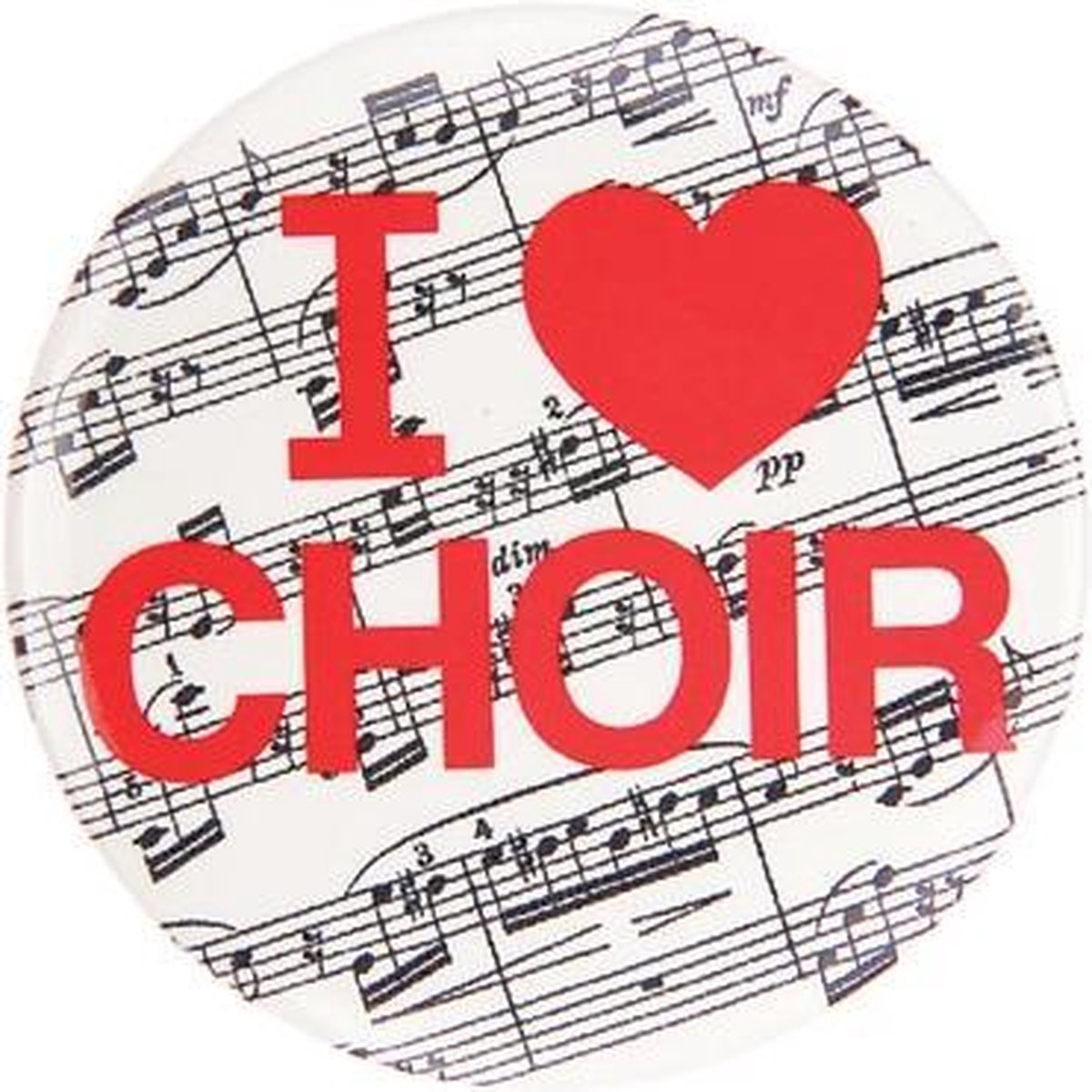 Metalen magneet, I Love Choir