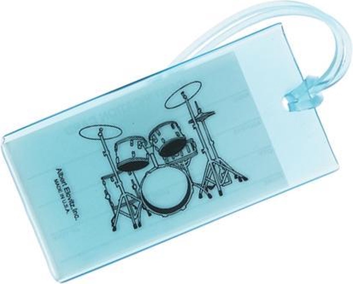 Zachte kofferlabel drums