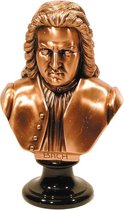 Bronzen Borstbeeld Bach 22 cm