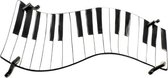 Porseleinen Dienblad Pianotoetsen