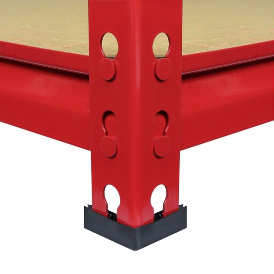 Monster Racking 3 x T-rax Stellingkasten - 75x30x150 cm - Blauw