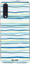 Casetastic Samsung Galaxy A50 (2019) Hoesje - Softcover Hoesje met Design - Stripe Vibe Print